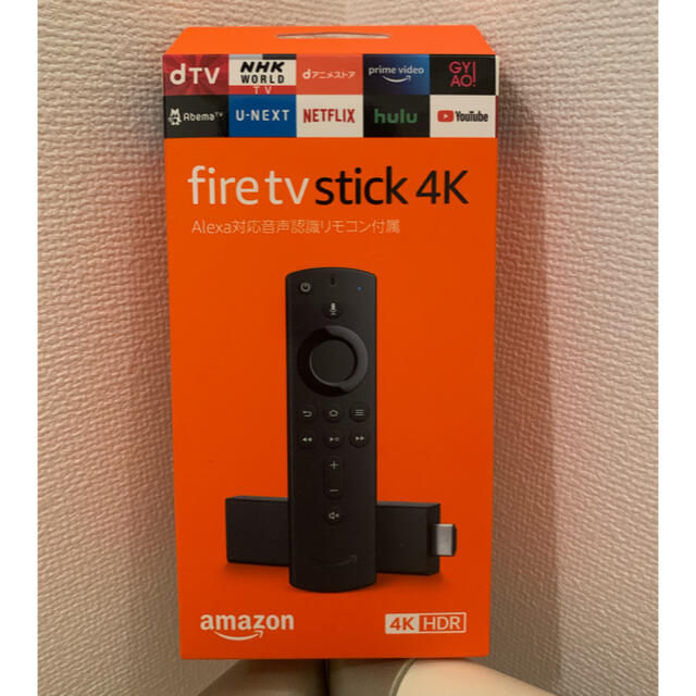 Fire TV Stick 4K Alexa対応音声認識リモコン付 スマホ/家電/カメラのテレビ/映像機器(その他)の商品写真