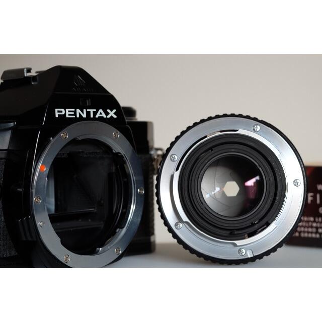 PENTAX(ペンタックス)のPENTAX MX（黒）+ smc PENTAX-M 1.7/50 美品・試写済 スマホ/家電/カメラのカメラ(フィルムカメラ)の商品写真