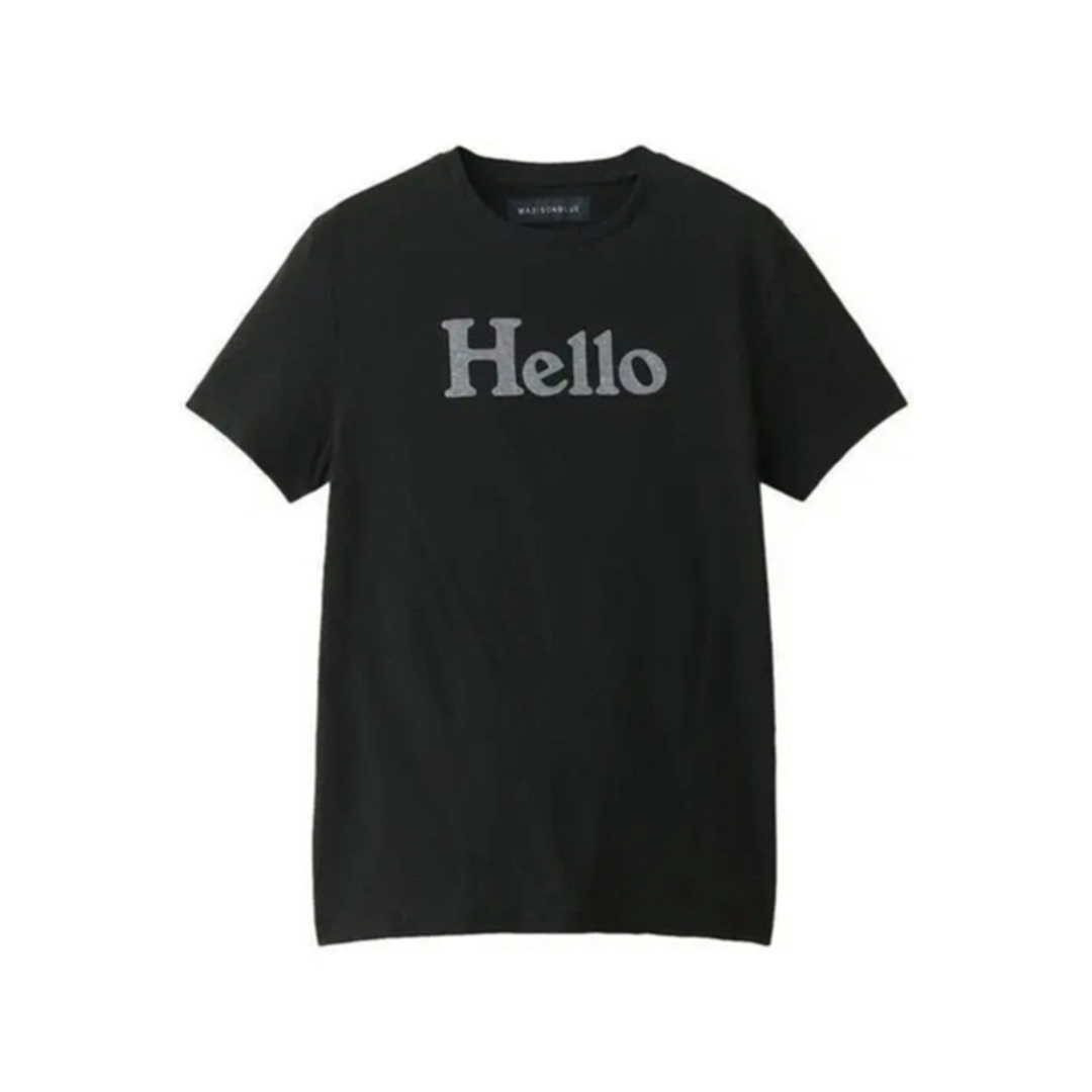 美品【MADISONBLUE/マディソンブルー】HELLO クルーネックTシャツ