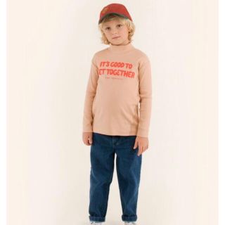 キャラメルベビー&チャイルド(Caramel baby&child )のタイニーコットンズ　TINYCOTTONS 2y☺︎シンプルなハイネックロンT(Tシャツ/カットソー)