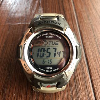 ジーショック(G-SHOCK)のCASIO G-SHOCK MT-G  電波ソーラー カシオ メタルバンド(腕時計(デジタル))