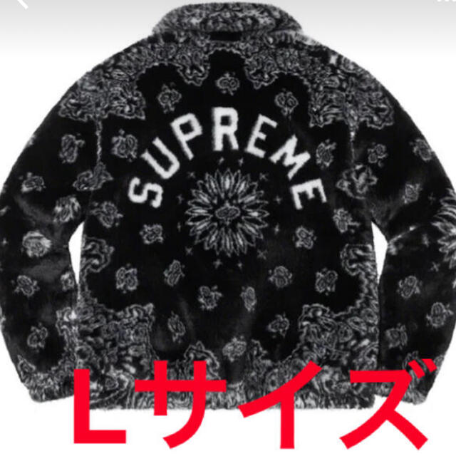 Supreme -  新品★L★supreme  bandana faux fur jacket