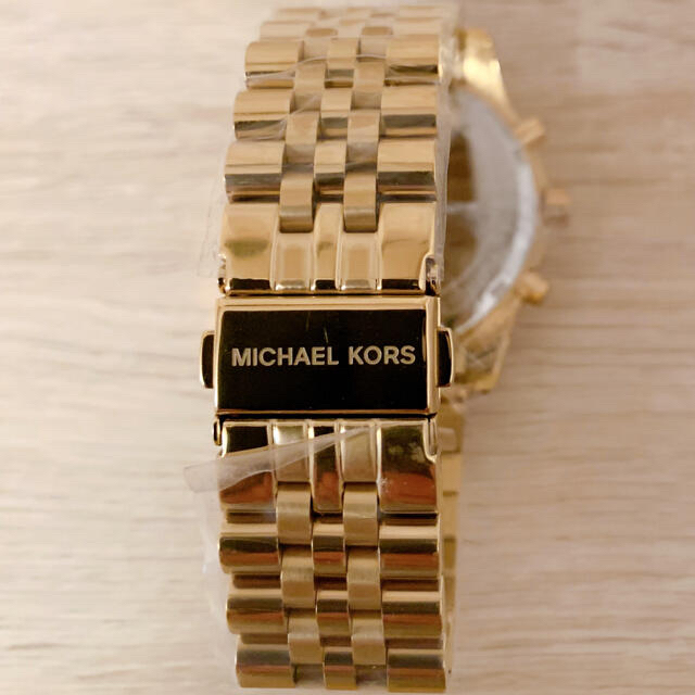 Michael Kors(マイケルコース)の☆専用☆新品☆ マイケルコース 腕時計 ゴールドトーン クロノグラフ メンズ メンズの時計(腕時計(アナログ))の商品写真