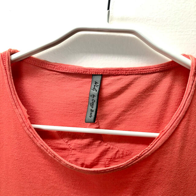 GIORGIO BRATO(ジョルジオブラット)のUSED使用品メンズ GIORGIO BRATOジョルジオブラット TオレンジＳ メンズのトップス(Tシャツ/カットソー(半袖/袖なし))の商品写真