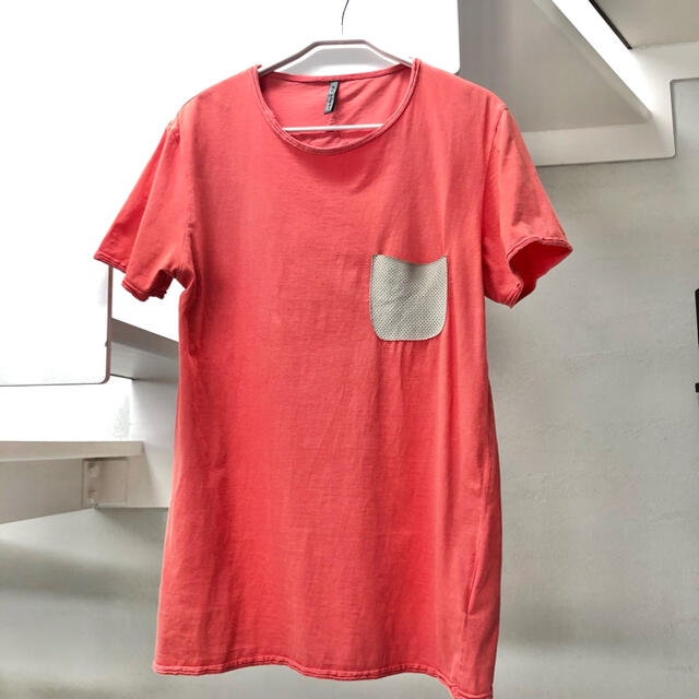 GIORGIO BRATO(ジョルジオブラット)のUSED使用品メンズ GIORGIO BRATOジョルジオブラット TオレンジＳ メンズのトップス(Tシャツ/カットソー(半袖/袖なし))の商品写真