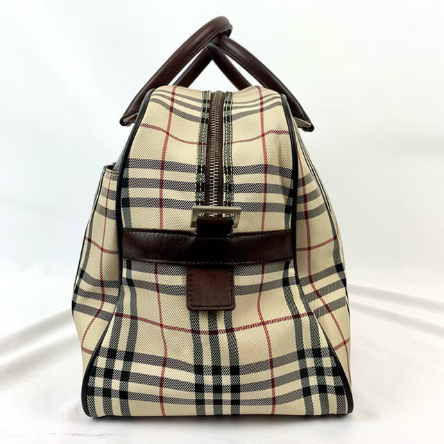 BURBERRY(バーバリー)の【美品】バーバリー ボストンバッグ 2way プレート ノバチェック キャンバス レディースのバッグ(ボストンバッグ)の商品写真