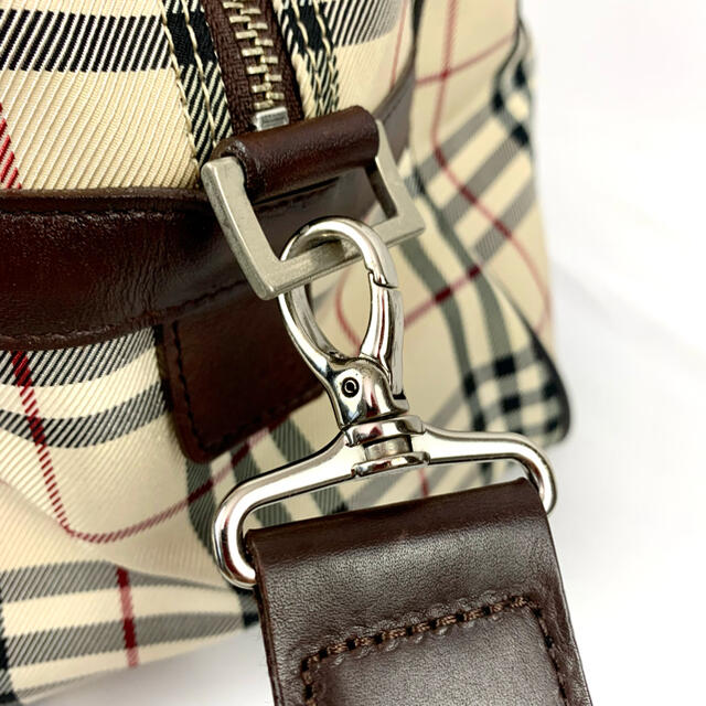 BURBERRY(バーバリー)の【美品】バーバリー ボストンバッグ 2way プレート ノバチェック キャンバス レディースのバッグ(ボストンバッグ)の商品写真