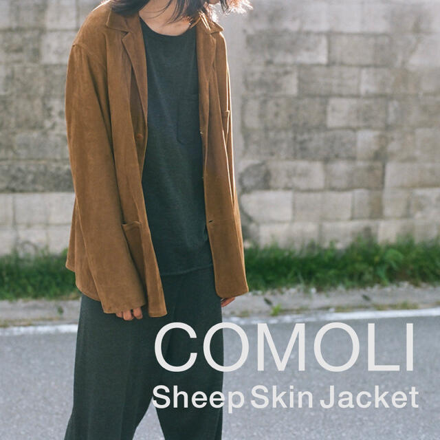 【極美品】21SS COMOLI 『コットン吊裏毛 スウェットパーカー』