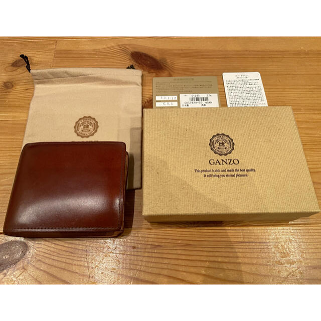 【GANZO】 ガンゾ Cordovan コードバン 二つ折り財布