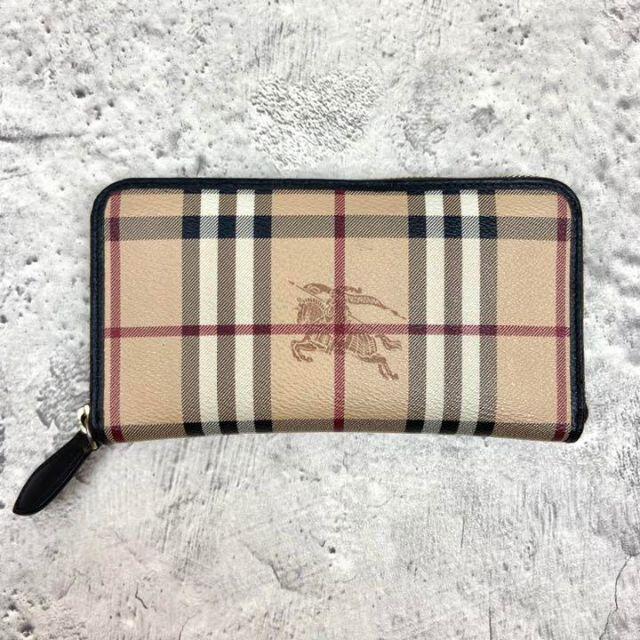 BURBERRY - 極美品✨バーバリー ノバチェック シャドーホース 長財布