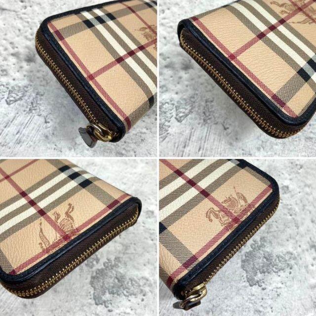 BURBERRY - 極美品✨バーバリー ノバチェック シャドーホース 長財布