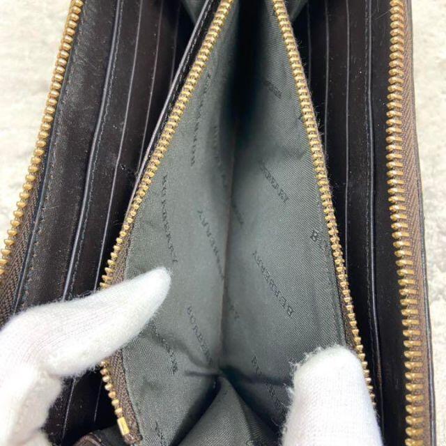 BURBERRY(バーバリー)の極美品✨バーバリー ノバチェック シャドーホース 長財布 ラウンドジップ PVC レディースのファッション小物(財布)の商品写真