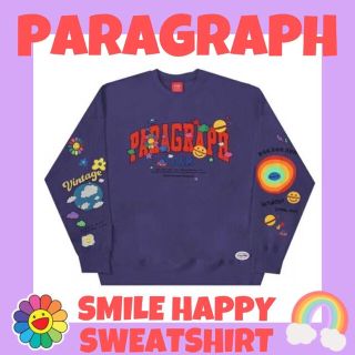 『大人気！！』PARAGRAPH smile happy sweatshirt(スウェット)