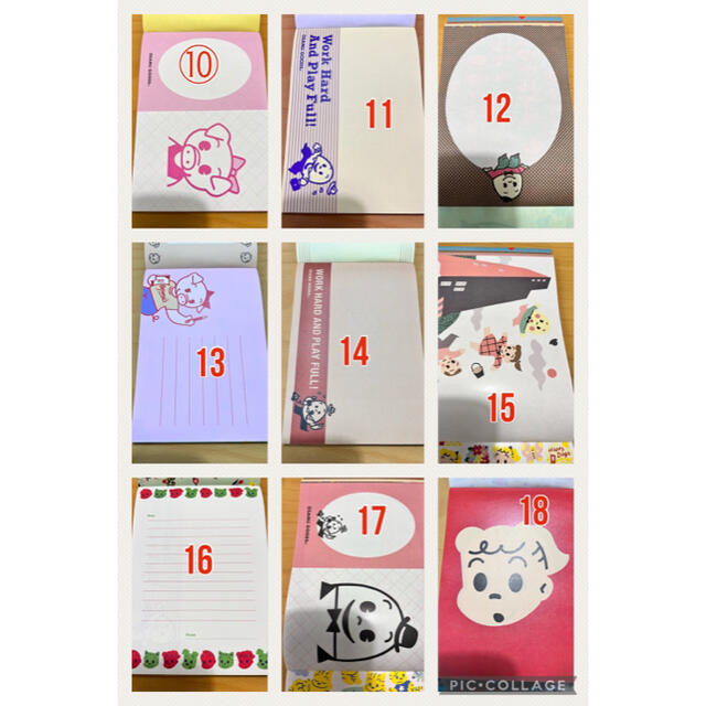 OSAMU GOODS 100枚レターブックおすそ分け エンタメ/ホビーのおもちゃ/ぬいぐるみ(キャラクターグッズ)の商品写真