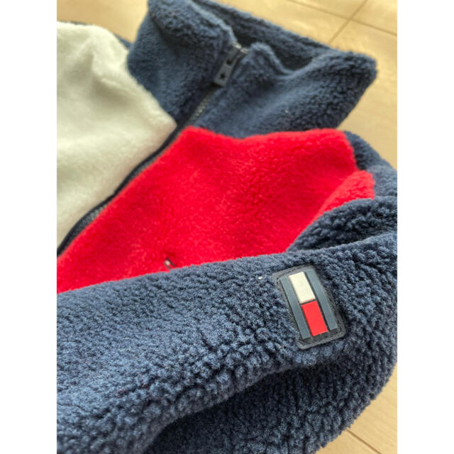 TOMMY HILFIGER(トミーヒルフィガー)のトミーヒルフィガー　ボア　ダウン　ジャンパー　120 新品　未着用　タグ付 キッズ/ベビー/マタニティのキッズ服男の子用(90cm~)(ジャケット/上着)の商品写真