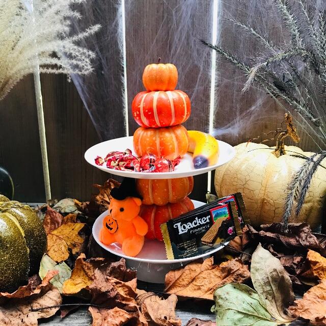 通販爆買い ハロウィンかぼちゃ 仮装パーティ お菓子入れ お菓子スタンド ケーキスタンドの通販 by R Store|ラクマ 超歓迎