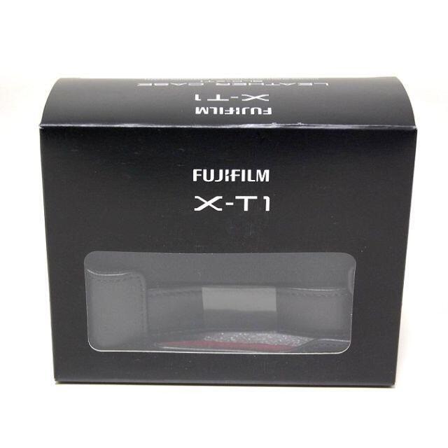 富士フイルム(フジフイルム)のFUJIFILM X-T1用 レザーケース BLC-XT1 ブラック 新品 スマホ/家電/カメラのカメラ(ミラーレス一眼)の商品写真
