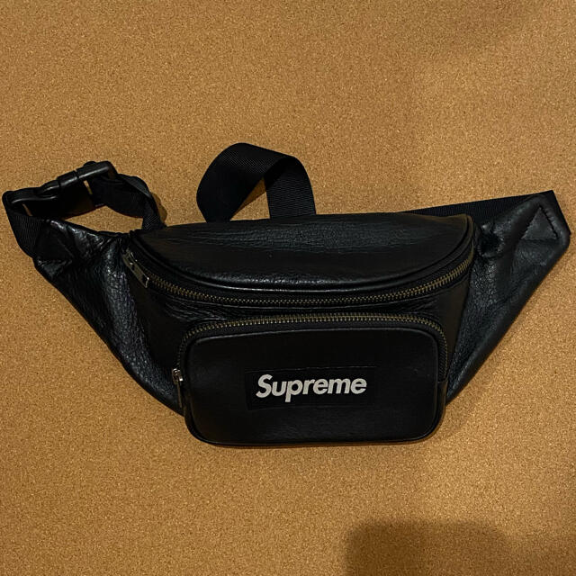 Supreme Leather Waist Bag