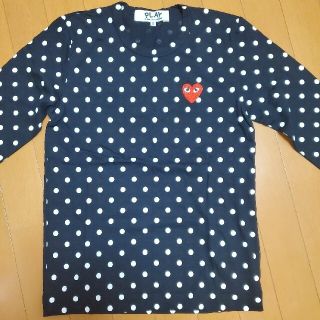 コムデギャルソンプレイ♡Tシャツネイビードット