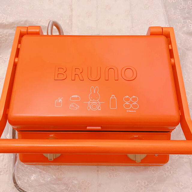 I.D.E.A international(イデアインターナショナル)のミッフィー グリルサンドメーカーダブル BRUNO ブルーノ ホットサンドメーカ スマホ/家電/カメラの調理家電(サンドメーカー)の商品写真