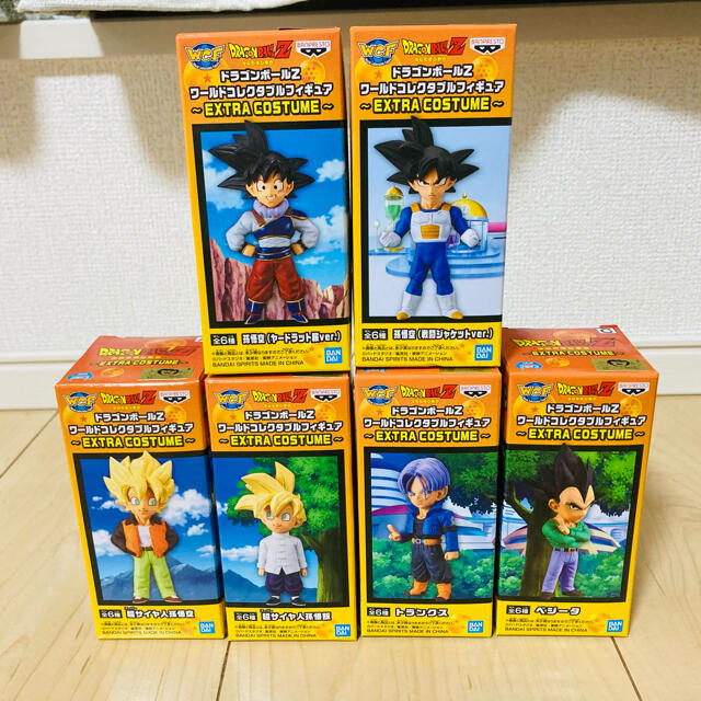 BANDAI(バンダイ)のドラゴンボールZ ワーコレ EXTRA COSTUME 6点 エンタメ/ホビーのフィギュア(アニメ/ゲーム)の商品写真