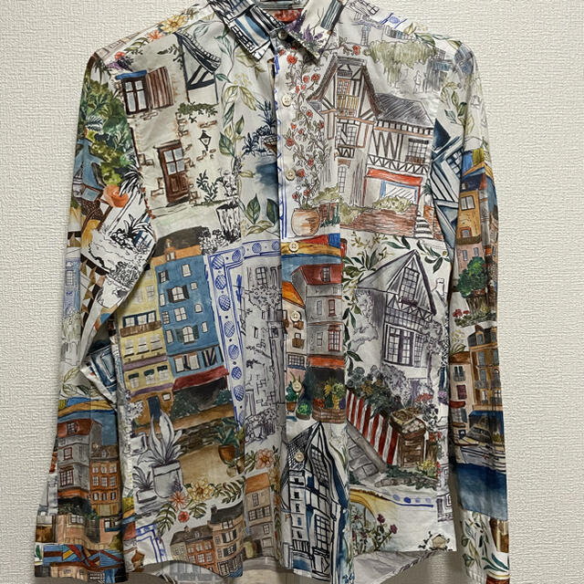 値下げ‼︎ ポールスミス コレクション ペインテッドハウスプリント　シャツ長袖