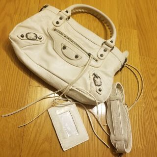 バレンシアガ(Balenciaga)のバッグ ホワイト(ハンドバッグ)