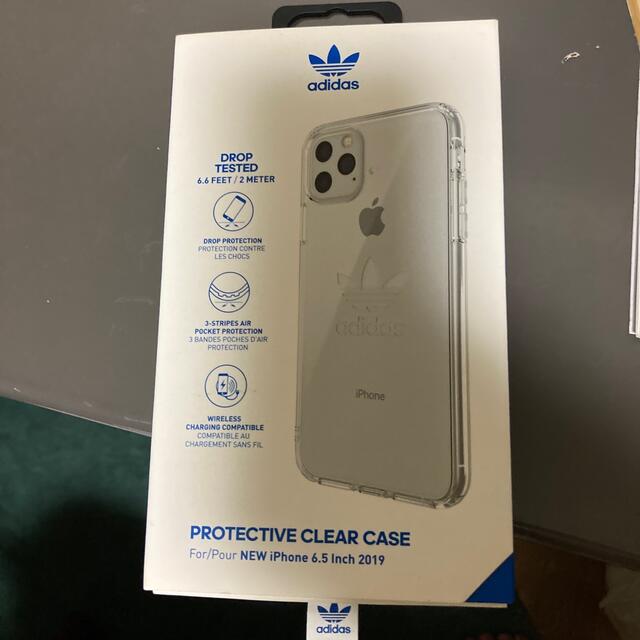 adidas(アディダス)のiPhone11promax用adidas クリアケース スマホ/家電/カメラのスマホアクセサリー(iPhoneケース)の商品写真