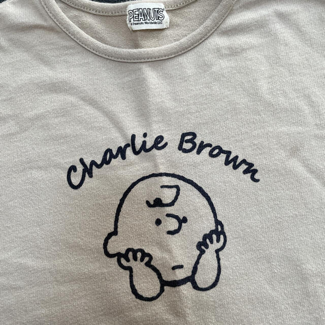 F.O.KIDS(エフオーキッズ)のアプレレクール PEANUTS チャーリーブラウン 女の子 ワンピース キッズ/ベビー/マタニティのキッズ服女の子用(90cm~)(ワンピース)の商品写真