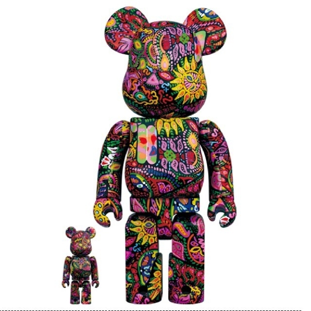 BE＠RBRICK Psychedelic Paisley 100％&400