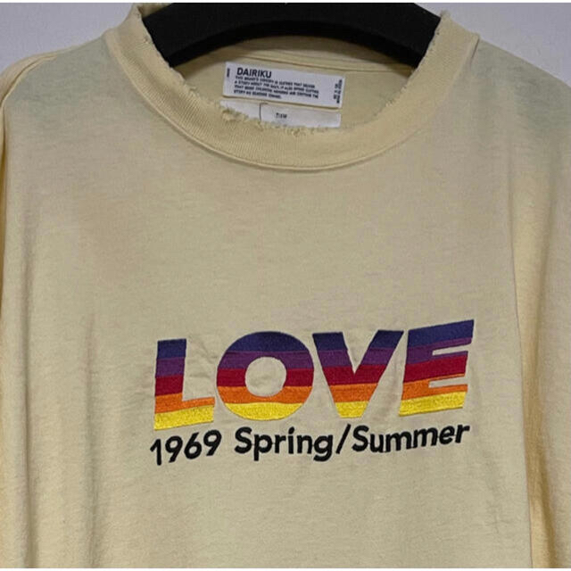 UNUSED(アンユーズド)のDAIRIKU 21ss LOVE ロングTシャツ メンズのトップス(Tシャツ/カットソー(七分/長袖))の商品写真