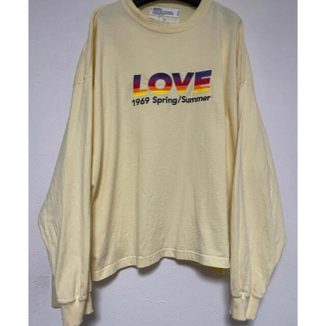 UNUSED(アンユーズド)のDAIRIKU 21ss LOVE ロングTシャツ メンズのトップス(Tシャツ/カットソー(七分/長袖))の商品写真