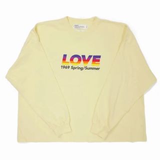 アンユーズド(UNUSED)のDAIRIKU 21ss LOVE ロングTシャツ(Tシャツ/カットソー(七分/長袖))