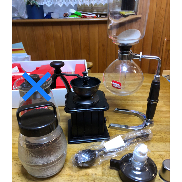 HARIO(ハリオ)のハリオ耐熱ガラス　コーヒーメーカーセット　テクニカ スマホ/家電/カメラの調理家電(コーヒーメーカー)の商品写真