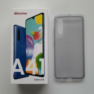 サムスン(SAMSUNG)のGalaxy A41付属 純正クリアケース(Androidケース)