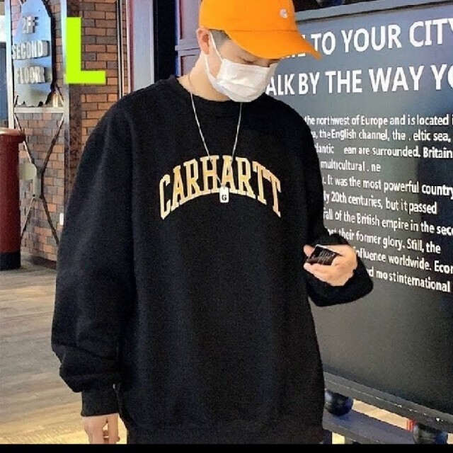 carhartt(カーハート)のスヌーピー様専用carhartt カーハート ロンT＋トレーナー メンズのトップス(Tシャツ/カットソー(七分/長袖))の商品写真