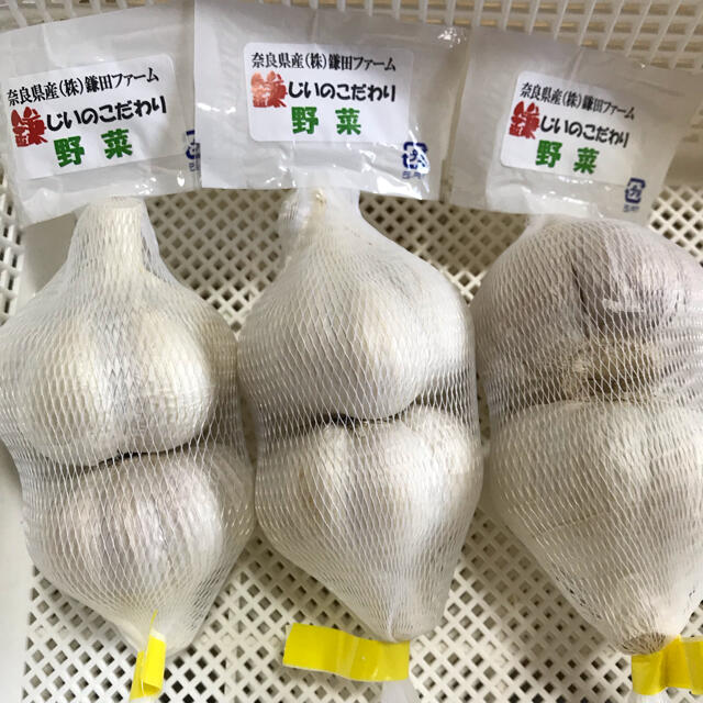 農家直送　奈良県産にんにくバラ売り 食品/飲料/酒の食品(野菜)の商品写真