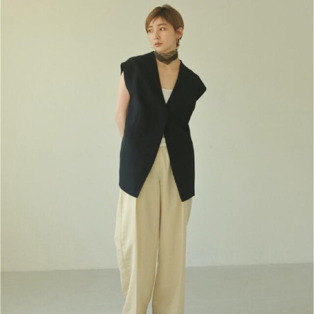 TODAYFUL Collarless Twill Vestのサムネイル