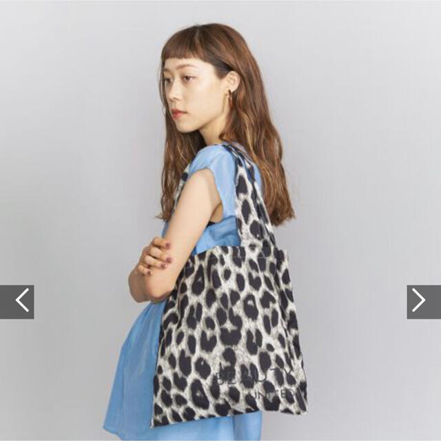 BEAUTY&YOUTH UNITED ARROWS(ビューティアンドユースユナイテッドアローズ)の新品タグ付き♥ユナイテッドアローズ エコバッグ ヒョウ柄 レディースのバッグ(エコバッグ)の商品写真