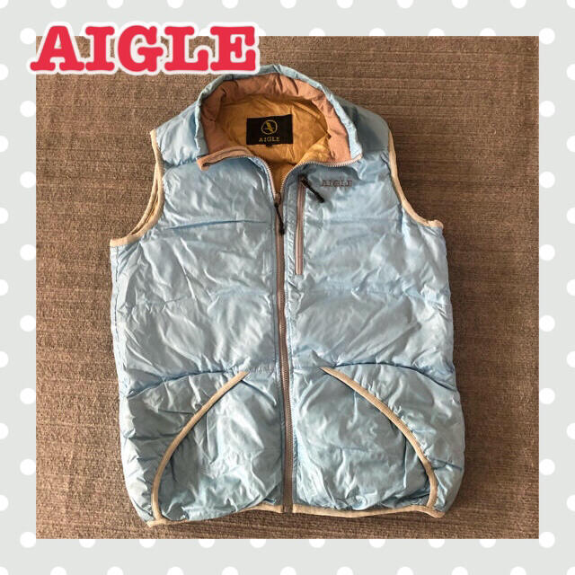 AIGLE - エーグル ダウンベスト ダウンジャケット/ダウン90% 防寒 ...