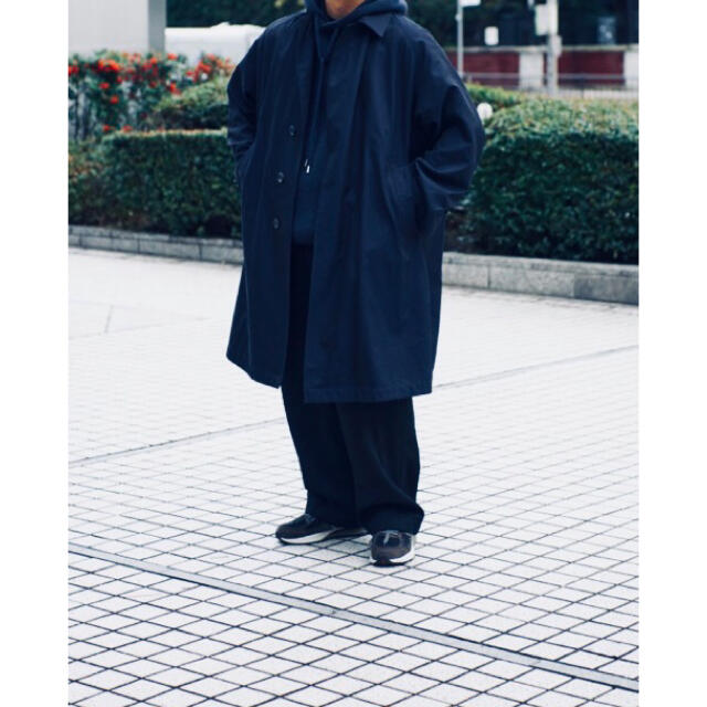 ANATOMICA SINGLE RAGLAN COAT Ⅰ NAVY 46