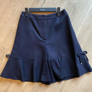 ルネ　濃紺キュロットスカート(未使用)