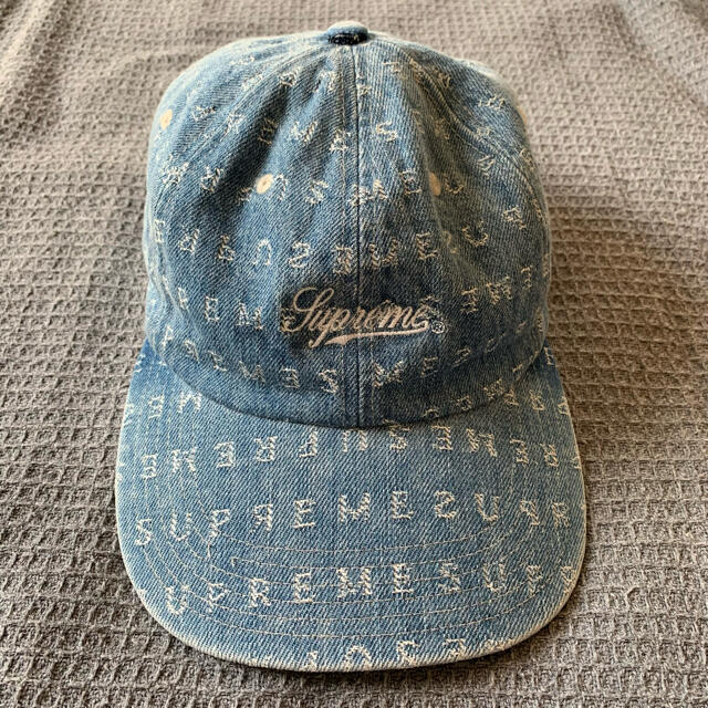 Supreme Jacquard Logos Denim 6-Panel