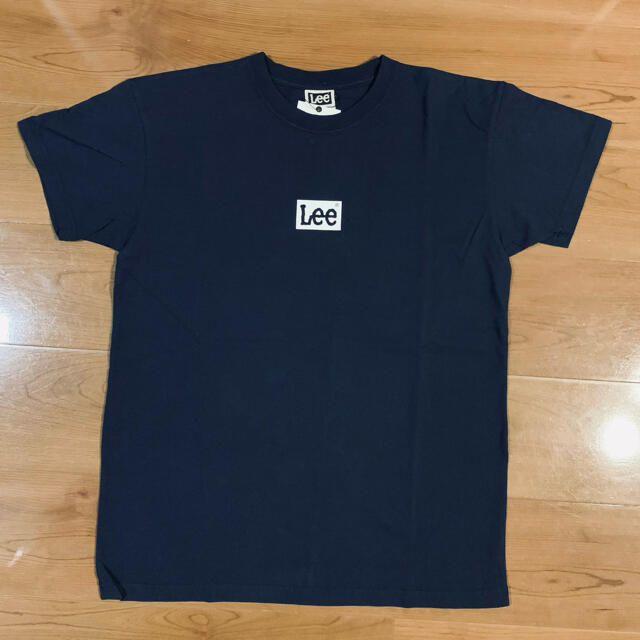 Lee リー ボックスロゴTシャツ BOX LOGO 紺 M メンズのトップス(Tシャツ/カットソー(半袖/袖なし))の商品写真