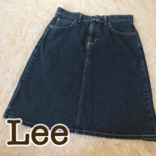 リー(Lee)の【Lee】 デニム 膝丈スカート Mサイズ(ひざ丈スカート)