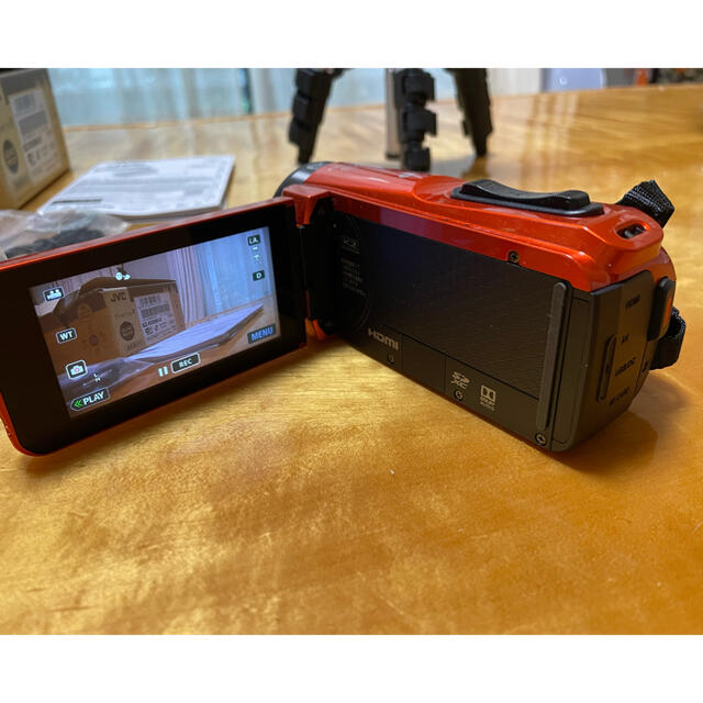 JVC ビデオカメラ 防水 防塵 64GB内蔵メモリー GZ-RX680-D