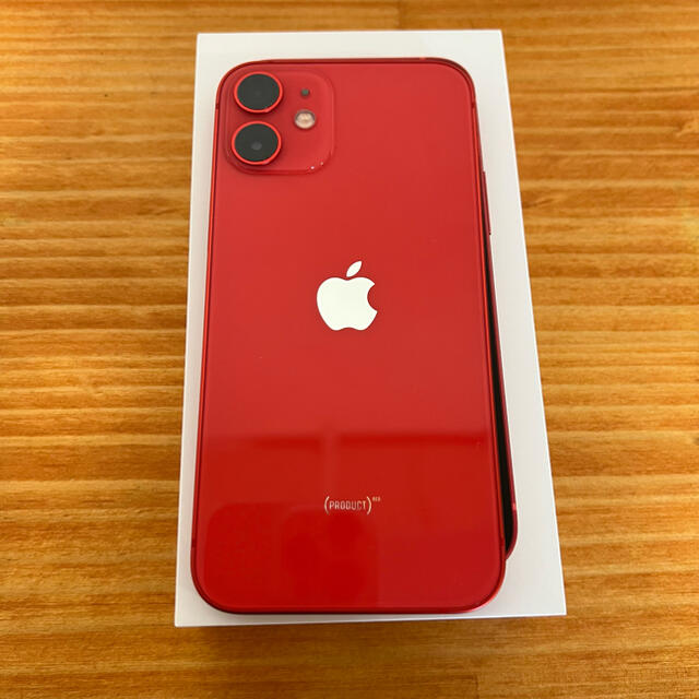 超美品 iPhone12 mini レッド64GB SIMフリー