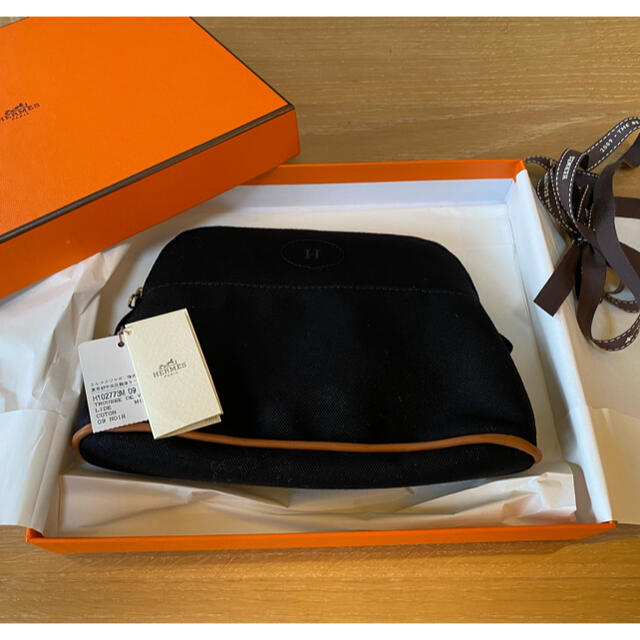 ☆新品☆【HERMES】ボリードポーチ 黒