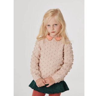 キャラメルベビー&チャイルド(Caramel baby&child )のMISHA and PUFF Popcorn Sweater Dune 7-8y(ニット)