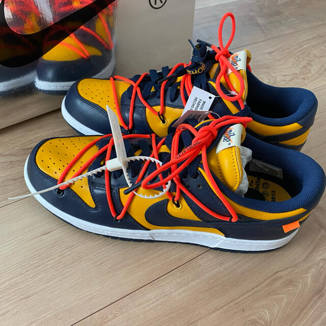 NIKE(ナイキ)のNIKE × OFF WHITE DUNK LOW 29cm メンズの靴/シューズ(スニーカー)の商品写真